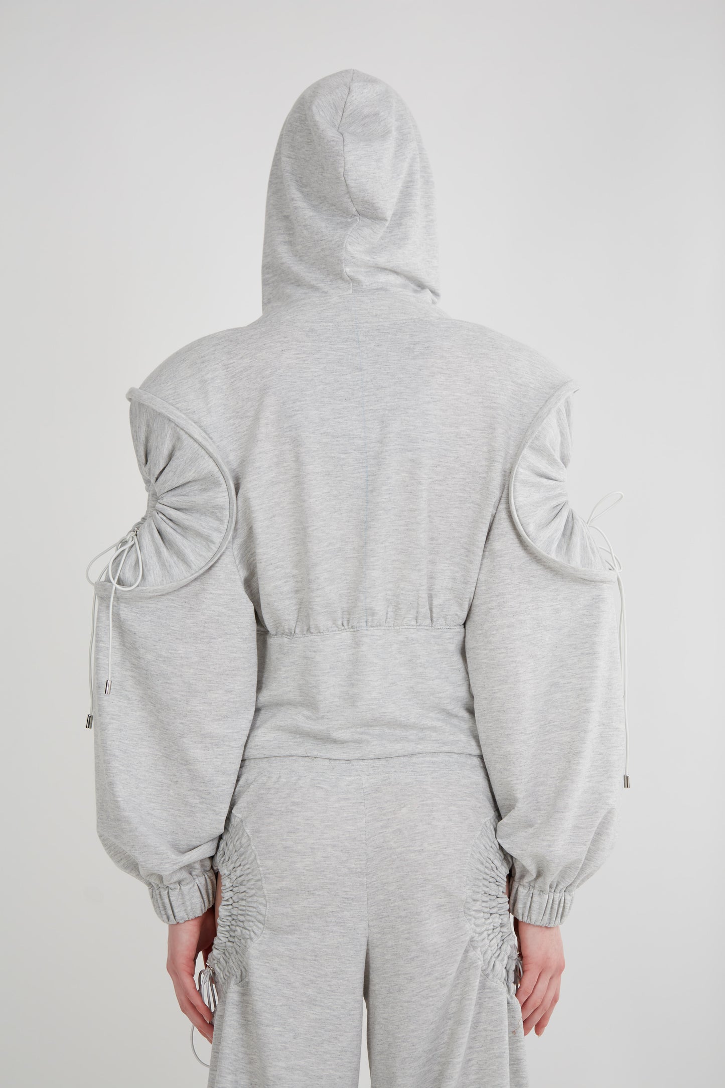 Circle Hoodie -Grey