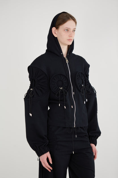 Circle Hoodie -Black