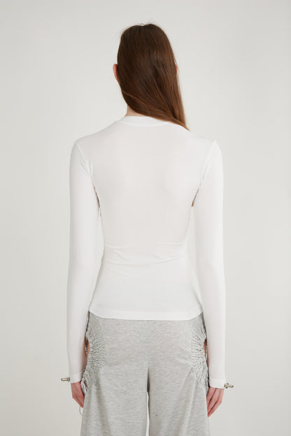 Circle-T Long Sleeve WHITE LACE