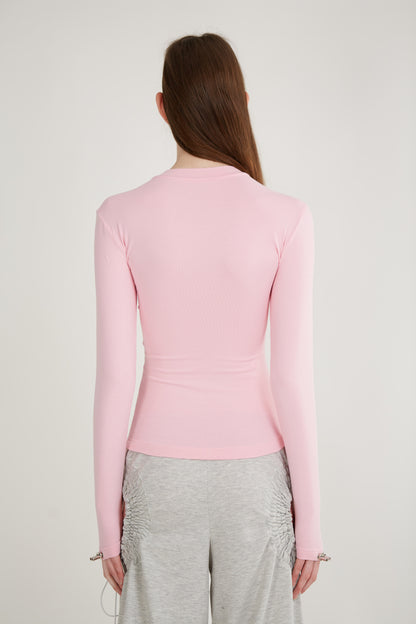 Circle-T Long Sleeve ICY PINK