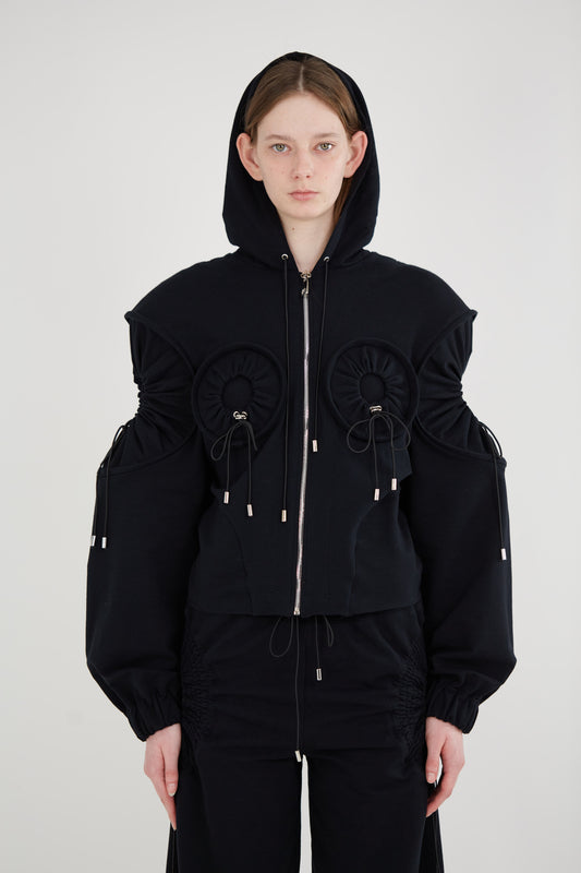 Circle Hoodie -Black