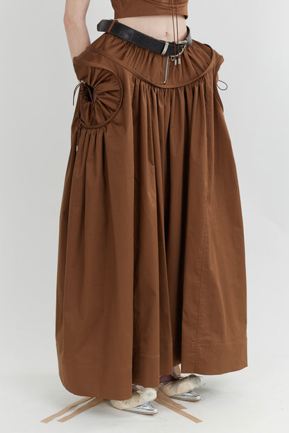 Doll Dress -Brown