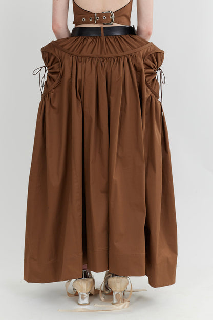 Doll Dress -Brown