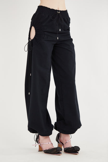 Circle Joggers -Black