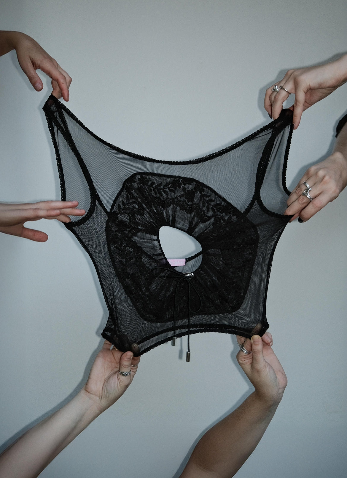 Black Circle Bralette